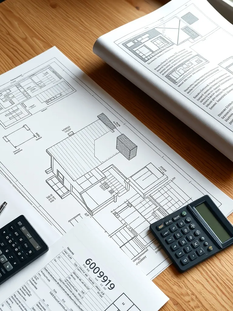 A detailed technical architectural blueprint of a Canadian c